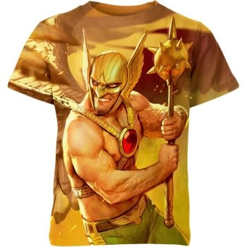Hell Spawn T-Shirt: The Yellow Hell Spawn Emerging from the Flames