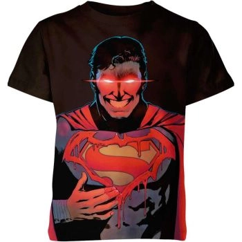 Cinematic Elegance: Superman's Brown Tee with Movie Poster Design - For the Movie Buffs!