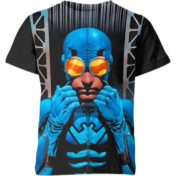 Blue Beetle T-Shirt - Black - Bold and Dynamic Design