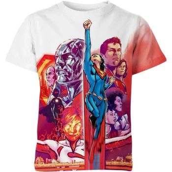 Superwoman Shirt: Unleash Your Power - A Fashionable and Empowering Red Marvel Tee