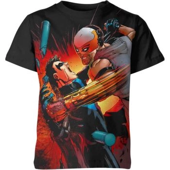Nightwing Dick Grayson Shirt - The First Robin Grows Up in Black