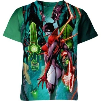 Green Lantern x Thor Collaboration T-Shirt - Marvelous Fusion