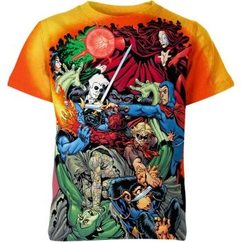 Day Of Vengeance Superhero Shirt - Unleash Justice with the Power of Colors
