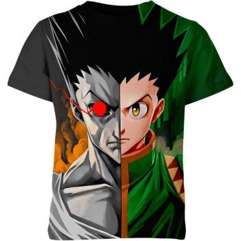 Gon Freecss From Hunter X Hunter Grey-Green Shirt - Embrace the Nature