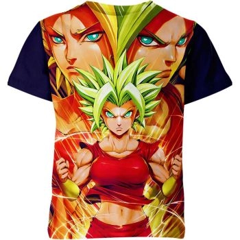 Kaleidoscope Fusion - Kale From Dragon Ball Z Shirt in Multicolor