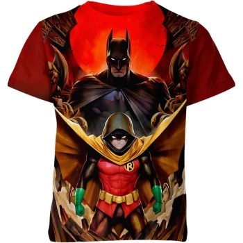 Follow the Legacy of Robin and Batman - Red Robin And Batman Shirt - Robin and Batman: Carrying on the iconic legacy