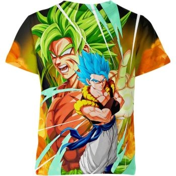 Clash of Titans - Broly and Gogeta From Dragon Ball Z Shirt