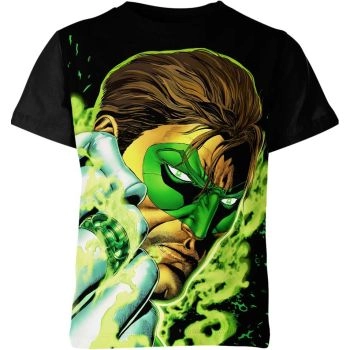 Green Lantern John Stewart T-Shirt - Embrace the Black and Orange Guardian
