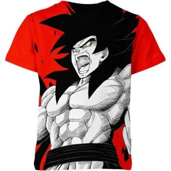 Goku Scarlet Saiyan Fusion Shirt - Awaken the Power Within