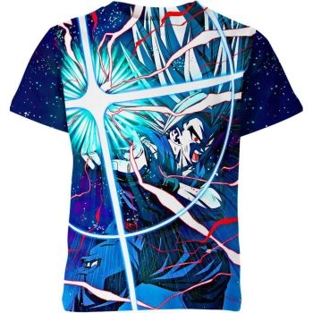 Gohan - Dynamic Sky Blue Shirt: Unleash Your Saiyan Power