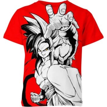 Goku Fiery Blaze of Strength Shirt - Embrace the Red