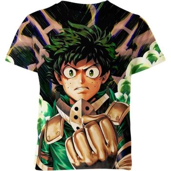 Dynamic Spectrum - Deku Izuku My Hero Academia Shirt in Multicolor