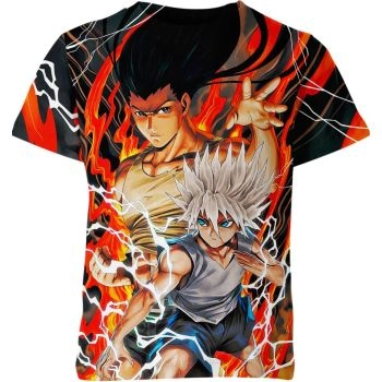 Gon Freecss And Killua: Hunter X Hunter Kaleidoscope Shirt - Embrace the Spectrum of Colors