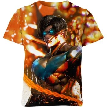 Nightwing Shirt - The Dark Knight鈥檚 Successor in Orange