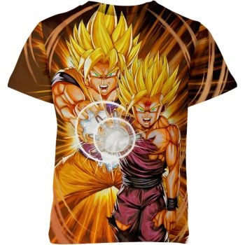 Father-Son Training: Goku and Son Gohan Shirt