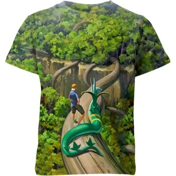 Conquer New Heights with the Verdant Serperior Climbing Pokemon Shirt