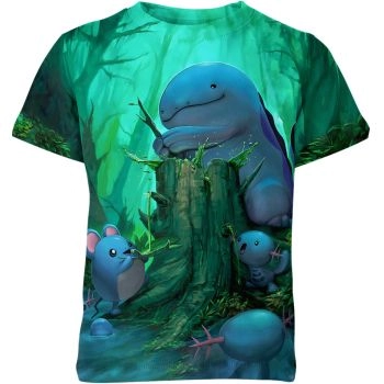 Serene Green: Quagsire And Marill From DQS Shirt