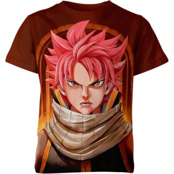 Earthy Brown Natsu Dragneel From Fairy Tail Shirt