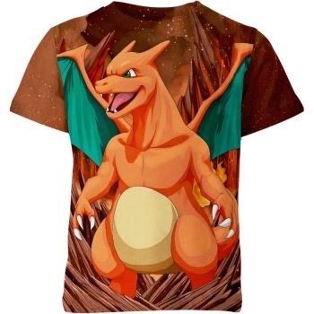 Charizard's Earthy Aura - Charizard From Pokemon Shirt