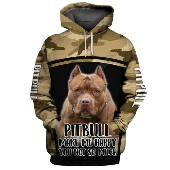 Popular And Vintage Black Brown Dog Pattern Animals Hoodie