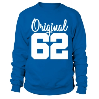 60th Birthday Outfit Women Men Original Vintage 1962 Sweatshirt