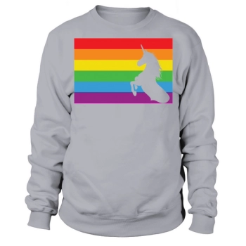 Pansexual Flag Unicorn Pan Pride Sweatshirt