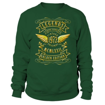 50th Birthday Original Vintage 1972 Sweatshirt