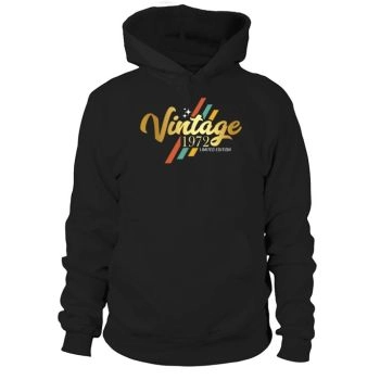 50th Birthday Vintage 1972 Hoodies