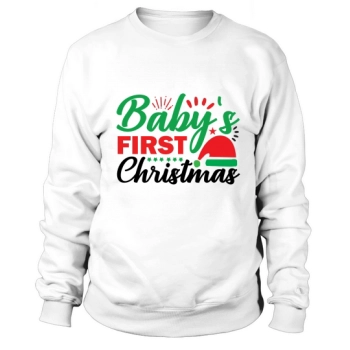 Babys First Christmas Sweatshirt