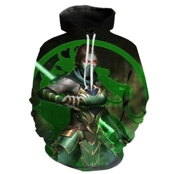 Game Mortal Kombat Hoodies &#8211; Unisex Kitana 3D Printed Sweatshirt