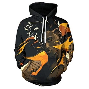 Game Valorant Hoodies &#8211; Phoenix 3D Unisex Hooded Pullover Sweatshirt