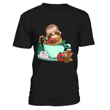 Christmas Hot Drinks Cute Sloth