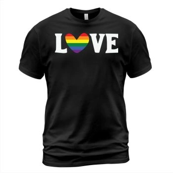 Love LGBTQ Pansexual Heart Flag