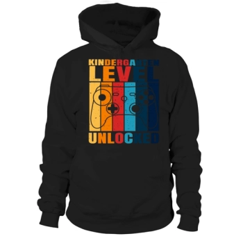 Kindergarten Level Unlocked Back to School Vintage Hoodies