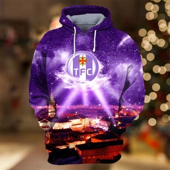 Precious Purple Dog Pattern Animals Hoodie