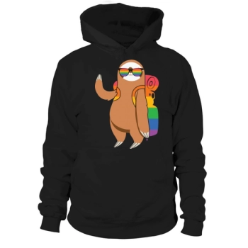 Cute Pocket Sloth LGBT Animal Hoodies