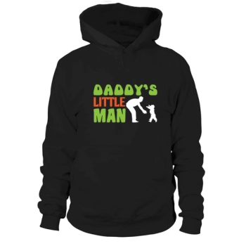 Daddys Little Man Fathers Day Hoodies