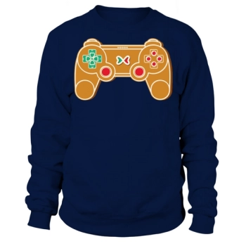 Christmas Game Controller Ginger Bread Sweatshirt