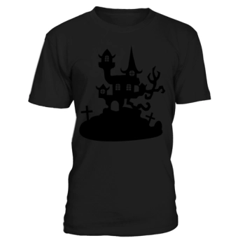 Halloween Haunted House Silhouette