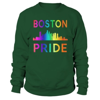 Boston Pride Month LGBTQ Awareness Gift Design Sweatshirt