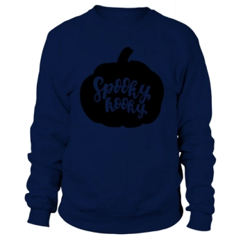 Spooky Kooky in Pumpkin Silhouette Sweatshirt