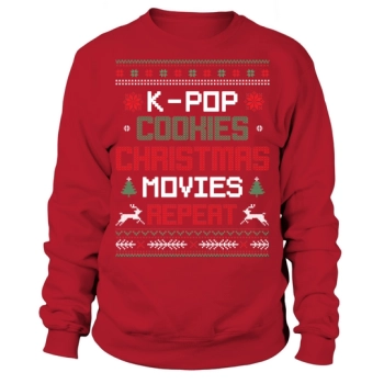 Kpop Fan South Korean Ugly Christmas Sweatshirt