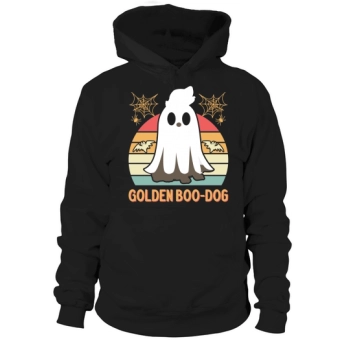 Golden Retriever Halloween French Boo Dog Gift Hoodies