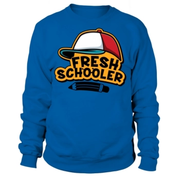 Preschool Kids Back To School Fresh Schooler Sweatshirt