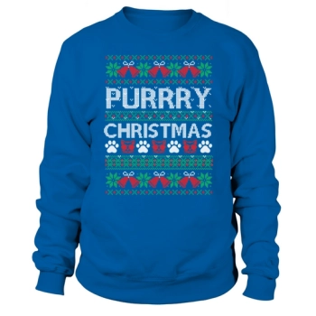 Purrry Christmas Ugly Sweatshirt