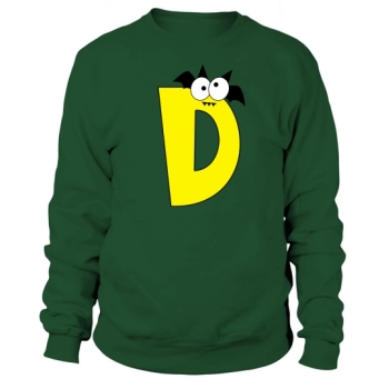 Halloween Alphabet Clipart D Sweatshirt