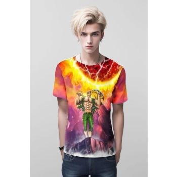 Spectrum of Power - Escanor From Seven Deadly Sins Multi-Colored Shirt