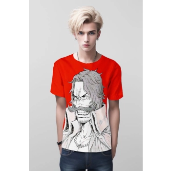 Gol D Roger: The Pirate King Scarlet Glory Shirt - Embrace the Passionate Red