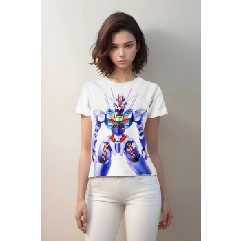 Gundam White Shirt - Embrace the Futuristic Elegance