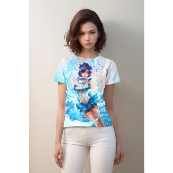 Sailor Mercury From Sailor Moon Shirt - Blue